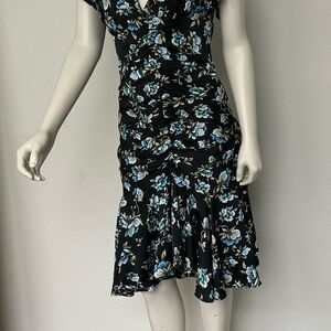 Floral Black Dress by Anthropology